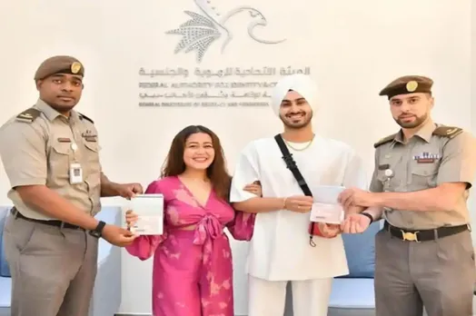 नेहा कक्कड़ और उनके पति रोहनप्रीत सिंह को मिला UAE का Golden Visa