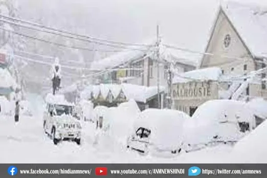 शिमला समेत प्रदेश के छह जिलों में भारी बर्फबारी