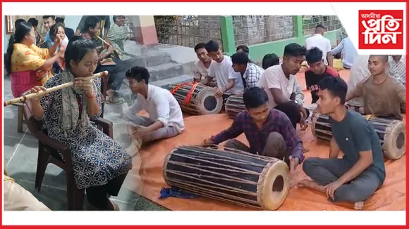 বৰমাত বড়ো জনগোষ্ঠীয় থলুৱা বাদ্যৰ ২০ দিনীয়া কৰ্মশালা আৰম্ভ...