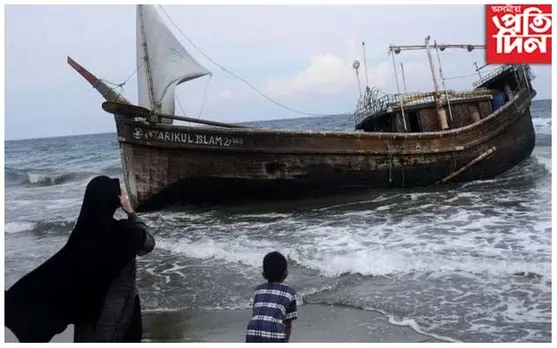 বুভুক্ষ,মৃতপ্ৰায় শৰণাৰ্থীৰ দল আহি পালেহি ইণ্ডোনেছিয়া...