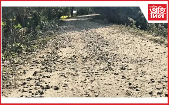 কোটি টকীয়া পথ নিৰ্মাণৰ নামত ঠিকাদাৰৰ হেতালি