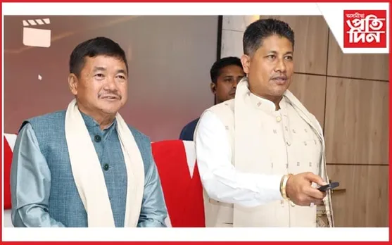কাৰ্বি আংলঙত আদৰ্শ বিদ্যালয় উদ্বোধন মন্ত্ৰী পীযুষ হাজৰীকাৰ