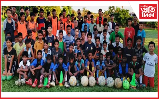 পশ্চিম যোৰহাট উপ-ক্ৰীড়া সন্থাৰ ফুটবল প্ৰশিক্ষণ শিবিৰ সম্পন্ন