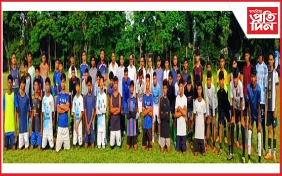 যোৰহাট টাউন ক্লাবৰ ফুটবল বাচনি শিবিৰ সম্পন্ন