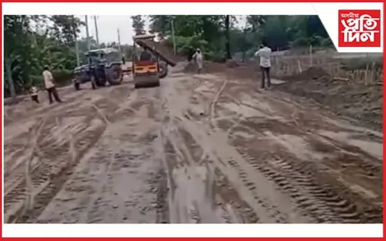 নতুন প্ৰযুক্তিৰ দ্বাৰা ২০ দিনতে সম্পূৰ্ণ ভগ্ন  মথাউৰি নিৰ্মাণৰ কাম