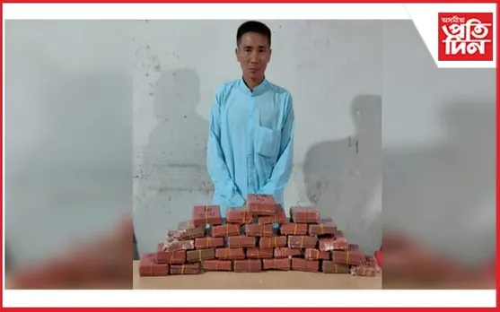 মিজোৰামত ম্যানমাৰৰ ব্যক্তিৰ পৰা জব্দ বুজন পৰিমাণৰ হেৰ'ইন