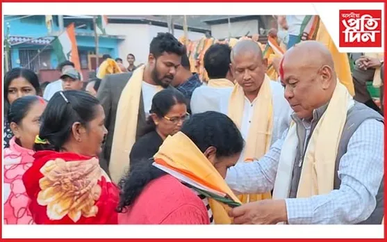 কোকৰাঝাৰত ৫শতাধিক ইউ পি পি এল আৰু বিজেপি কৰ্মীৰ বি পি এফত যোগদান
