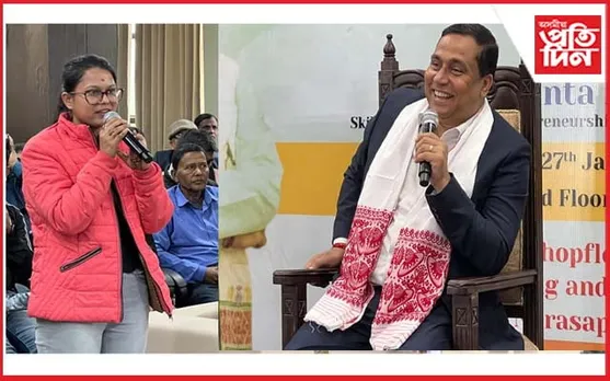 টাটা ইলেক্ট্ৰনিকচ নিযুক্তি অভিযানত নিৰ্বাচিত মহিলা প্ৰাৰ্থীৰ সৈতে মন্ত্ৰী জয়ন্ত মল্লবৰুৱাৰ মত বিনিময়