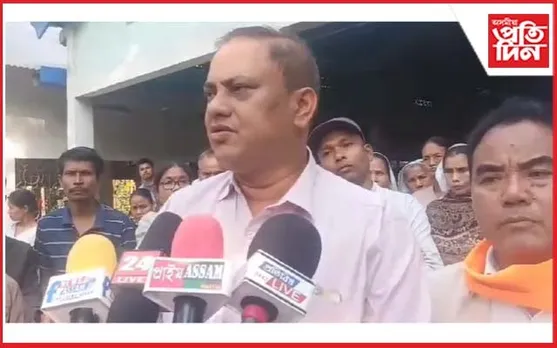 গাঁও চলো কাৰ্যসূচীৰে তিতাবৰৰ নগাবাটত সাংসদ কামাখ্যা প্ৰসাদ তাছা