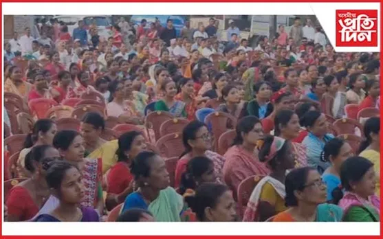 চাৰিখনকৈ দলীয় সাংগঠনিক সভাত উপস্থিত ৰঞ্জিত দত্ত