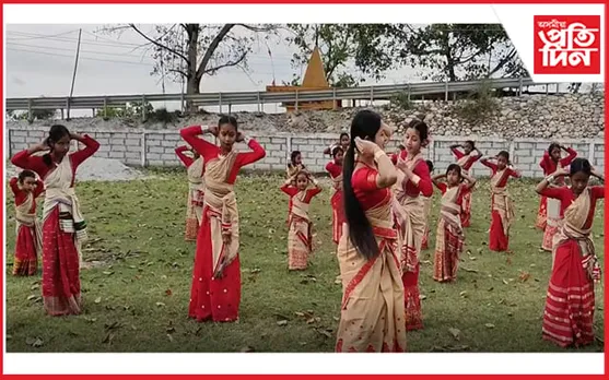 নিৰ্বাচনী বতাহৰ মাজত জোনাইত বিহু কৰ্মশালা...
