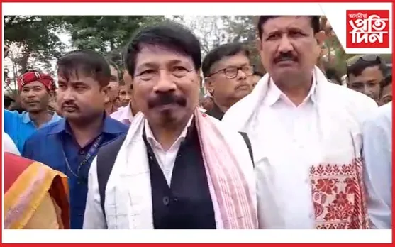 কৃষিমন্ত্ৰী অতুল বৰাৰ নিৰ্বাচনী ৰণশিঙা...