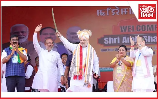মণিপুৰক অস্থিৰ কৰাৰ ষড়যন্ত্ৰ কৰা সকলৰ বিৰুদ্ধে কঠোৰ ব্যৱস্থা গ্ৰহণ কৰা হ'ব : অমিত শ্বাহ