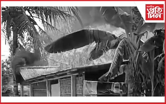 শিঙাৰপাৰা গাঁৱত বিধ্বংসী অগ্নিকাণ্ড