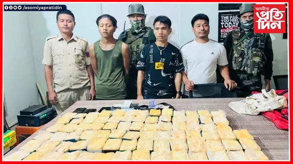 অসম ৰাইফলছৰ অভিযানত নাগালেণ্ডত ৭.৯৬ কোটিৰ নিচাযুক্ত সামগ্ৰী জব্দ: আটক ৩ 