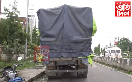 জাগীৰোডত জব্দ ইউৰিয়া ভৰ্তি ট্ৰাক...
