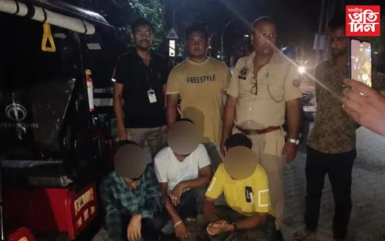 নগাঁৱত আৰক্ষীৰ অভিযান: তিনি নিচাযুক্ত সামগ্ৰী সৰবৰাহকাৰীক গ্ৰেপ্তাৰ