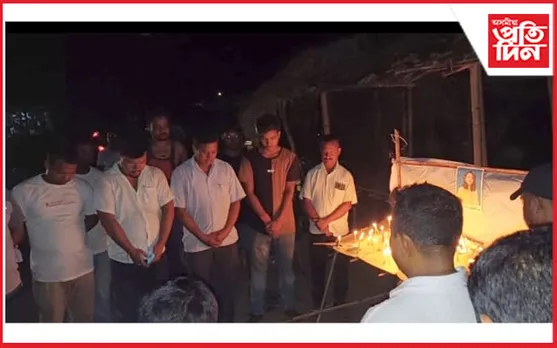 আৰ জি কৰ কাণ্ড : গোগামুখত বীৰ লাচিত সেনাৰ মৌন প্ৰাৰ্থনা, বন্তি প্ৰজ্বলন