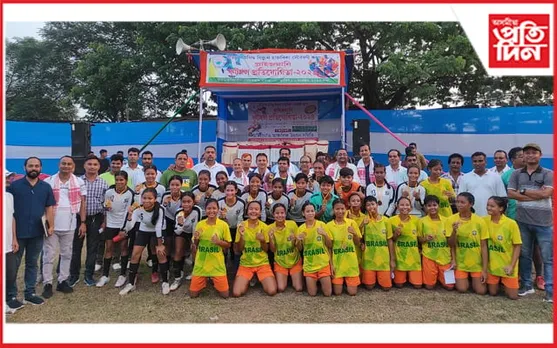 উৰিয়া গাঁৱত সিন্ধুৰা হাজৰিকা সোৱৰণী প্ৰাইজমানি ফুটবল প্ৰতিযোগিতা আৰম্ভ...