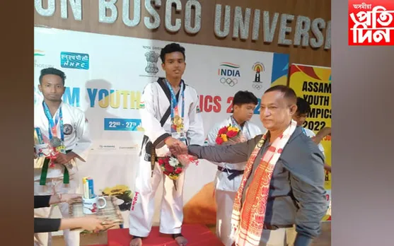 যুৱ অলিম্পিকৰ টাং চু ডু প্ৰতিযোগিতাত সোণৰ পদক লাভ ভৱাৰ্ণব অশোক শইকীয়াৰ…