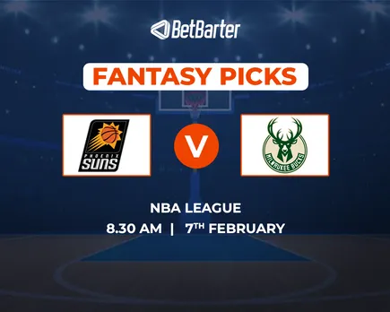 MIL vs PHX Dream11 Prediction, Fantasy Basketball Tips, Playing 8, Today Dream11 Team, & More Updates