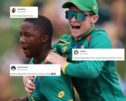 'Future of SA Cricket' - Fans react as Kwena Maphaka claims second five-wicket haul in Men's U-19 World Cup 2024