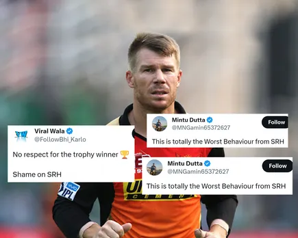 'Wah kiya respect di hai' - Fans brutally troll Sunrisers Hyderabad as franchise blocks former title-winning skipper David Warner on social media