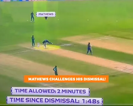 WATCH: Angelo Mathews gives proof about his 'Timed out' dismissal