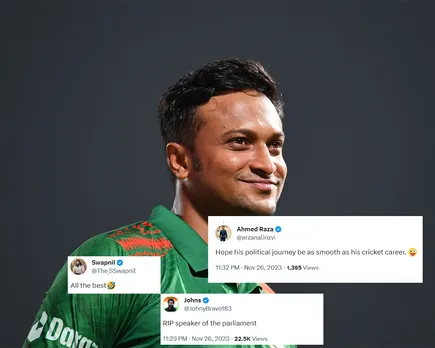 'Bro parliament mein todfod mat karna' - Fans react as Bangladesh skipper Shakib Al Hasan enters politics