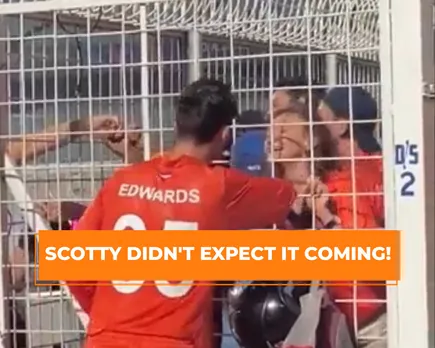 WATCH: Netherlands skipper Scott Edwards steps back as girl fan tries to kiss him after Netherlands win against Bangladesh