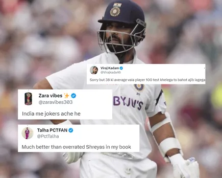 'Toh bhai run bhi banao na' - Fans react as Ajinkya Rahane expresses his desire to play 100 Test matches for India