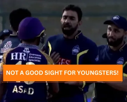 WATCH: Heated on-field altercation between Iftikhar Ahmed and former Pakistan star, video goes viral