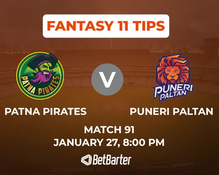 PAT vs PUN Dream11 Prediction, Fantasy Kabaddi Tips, Playing 7 & Injury Updates For Match 91 of PKL 2023-24