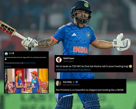 'Final ke din kya huva tha' - Fans react as India beat Australia in nail-biting last ball thriller in 1st T20I