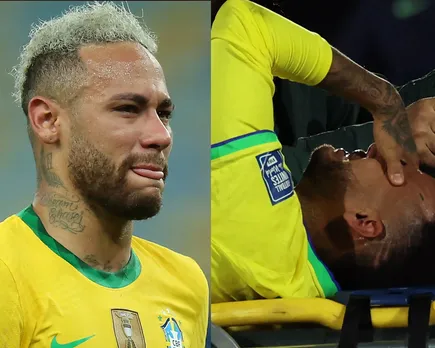 'India aayega ye ya nahi' - Fans react to Neymar getting injured during WC qualifiers; Putting his India tour in question