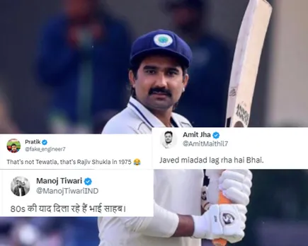 '80s kee yaad dila rahe hain bhai sahab' - Fans react as Rahul Tewatia's new look in Ranji Trophy 2024 surfaces on social media
