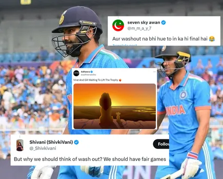 'Aisa nahi hoga' - Fans react to scenarios in case of rain interruption in semifinal of ODI World Cup 2023