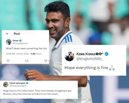 ‘Never seen anything like this’ – Fans react with disbelief after Ravichandran Ashwin withdraws from 3rd Tests vs England