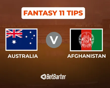 AUS vs AFG Dream11 Team Prediction, Fantasy Team Today's, Top Players' Picks, and Captain and Vice-Captain Picks