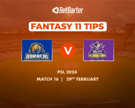 KAR vs QUE Dream11 Prediction, Fantasy Cricket Tips, Match 16, Today's Playing 11 and Pitch Report for PSL 2024