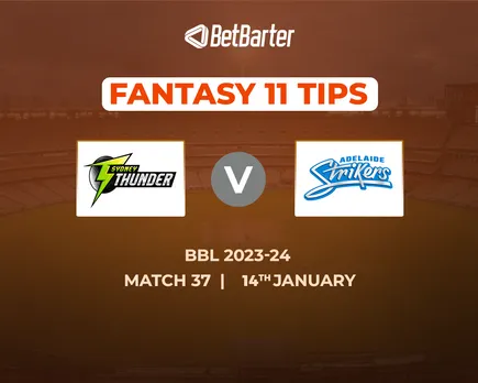 THU vs STR Dream11 Prediction, Fantasy Cricket Tips, Today's Playing 11 and Pitch Report for BBL 2023, Match 37