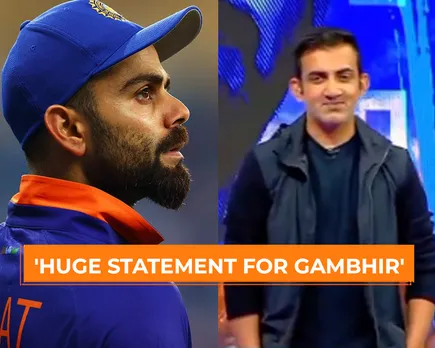 WATCH: Gautam Gambhir settles equation with Virat Kohli on live television