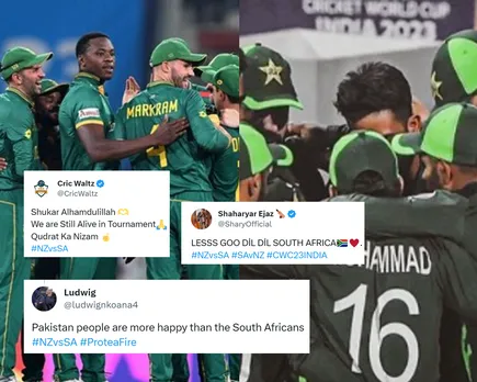 'Dil Dil South Africa' - Fans react as South Africa's massive 190-run win over NZ keeps Pakistan's hopes alive in ODI World Cup 2023