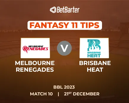 REN vs HEA Dream11 Prediction, Fantasy Cricket Tips, Today's Playing 11 and Pitch Report for BBL 2023, Match 10