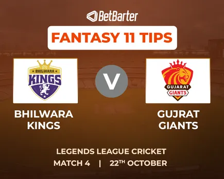 GG vs BHK Dream11 Prediction, Fantasy Cricket Tips, Today's Playing 11 and Pitch Report for Legends League Cricket 2023, Match 4