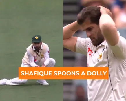 WATCH: Abdullah Shafique drops a sitter on Day 1 of Boxing Day Test to offer David Warner a reprieve