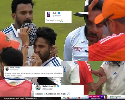 'Shardul is fighter' - Fans react as Shardul Thakur kept playing after injury during first innings against SA in first Test