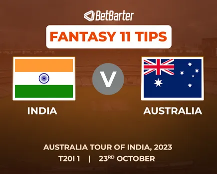 IND vs AUS Dream11 Prediction, Fantasy Cricket Tips, Today's Playing 11 and Pitch Report for Australia tour of India, 1st T20I