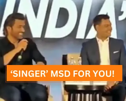 WATCH: MS Dhoni sings 'Main Pal do Pal ka Shayar' during event, video goes viral