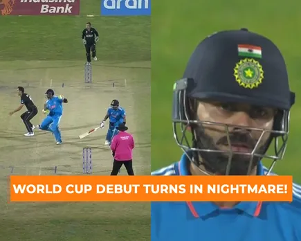 WATCH: Confusion with Virat Kohli leads unexpected run-out of Suryakumar Yadav in debut ODI World Cup match
